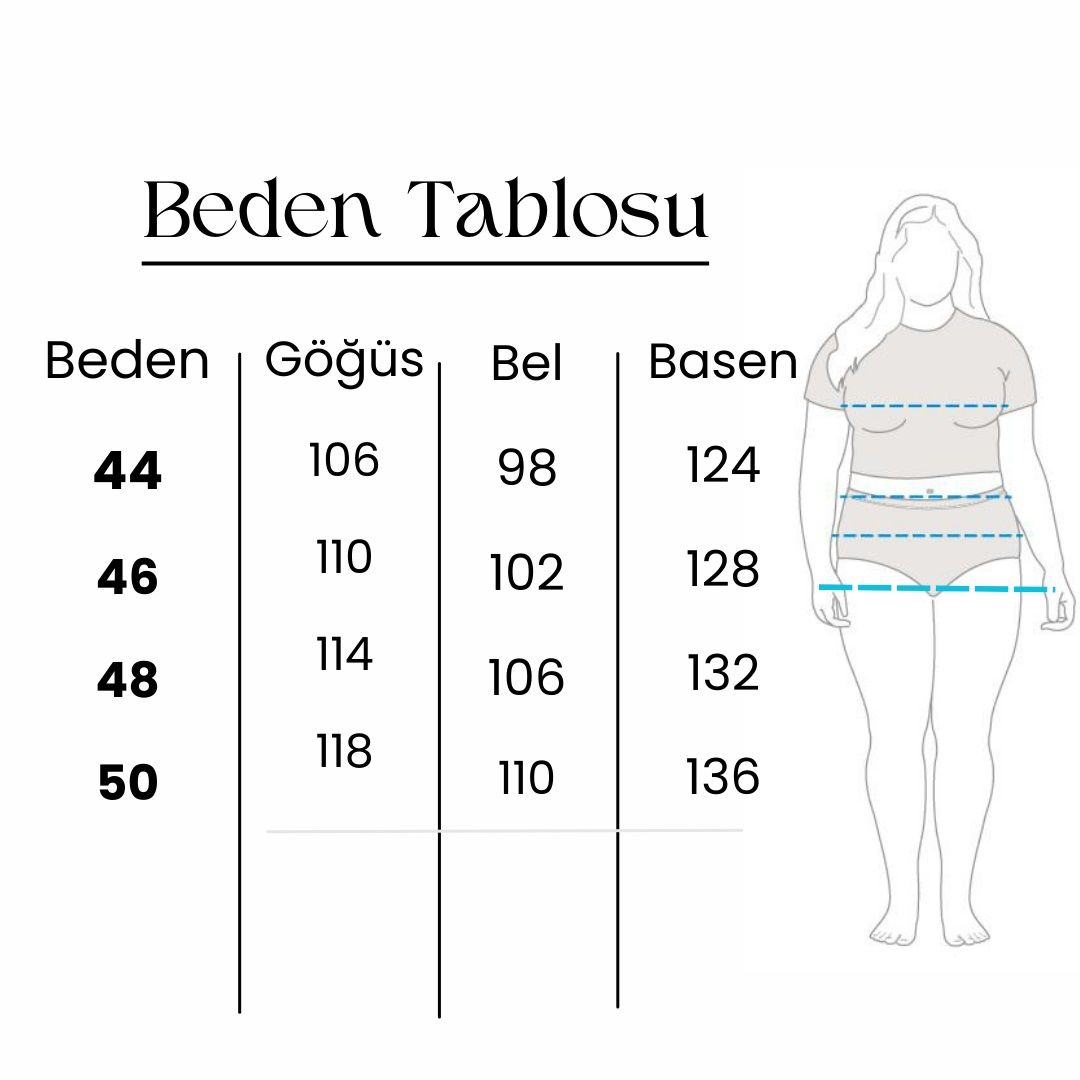 Siyah İnce Saten Dik Yaka Büyük Beden Kadın Elbise