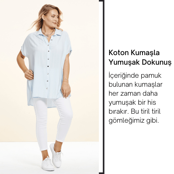 Büyük Beden Gömlek Modelleri