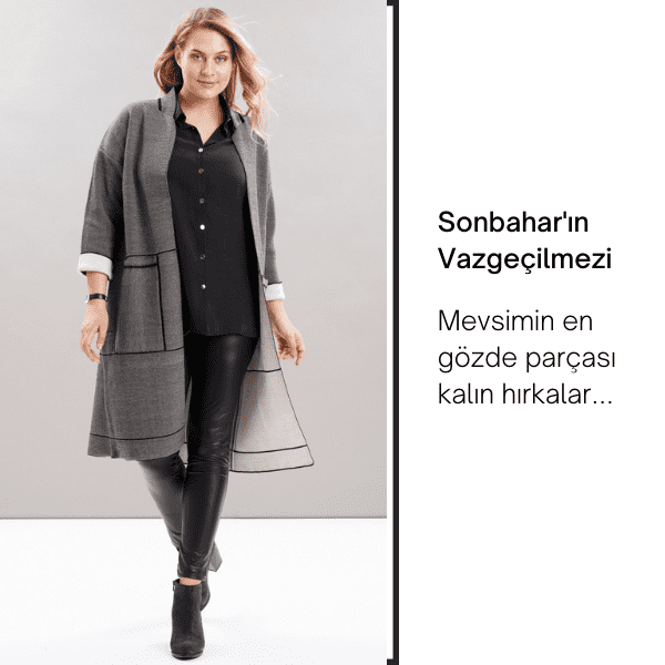 Büyük Beden Uzun Hırka