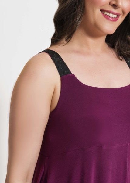 Sim Askılı Büyük Beden Tulum / Elbise