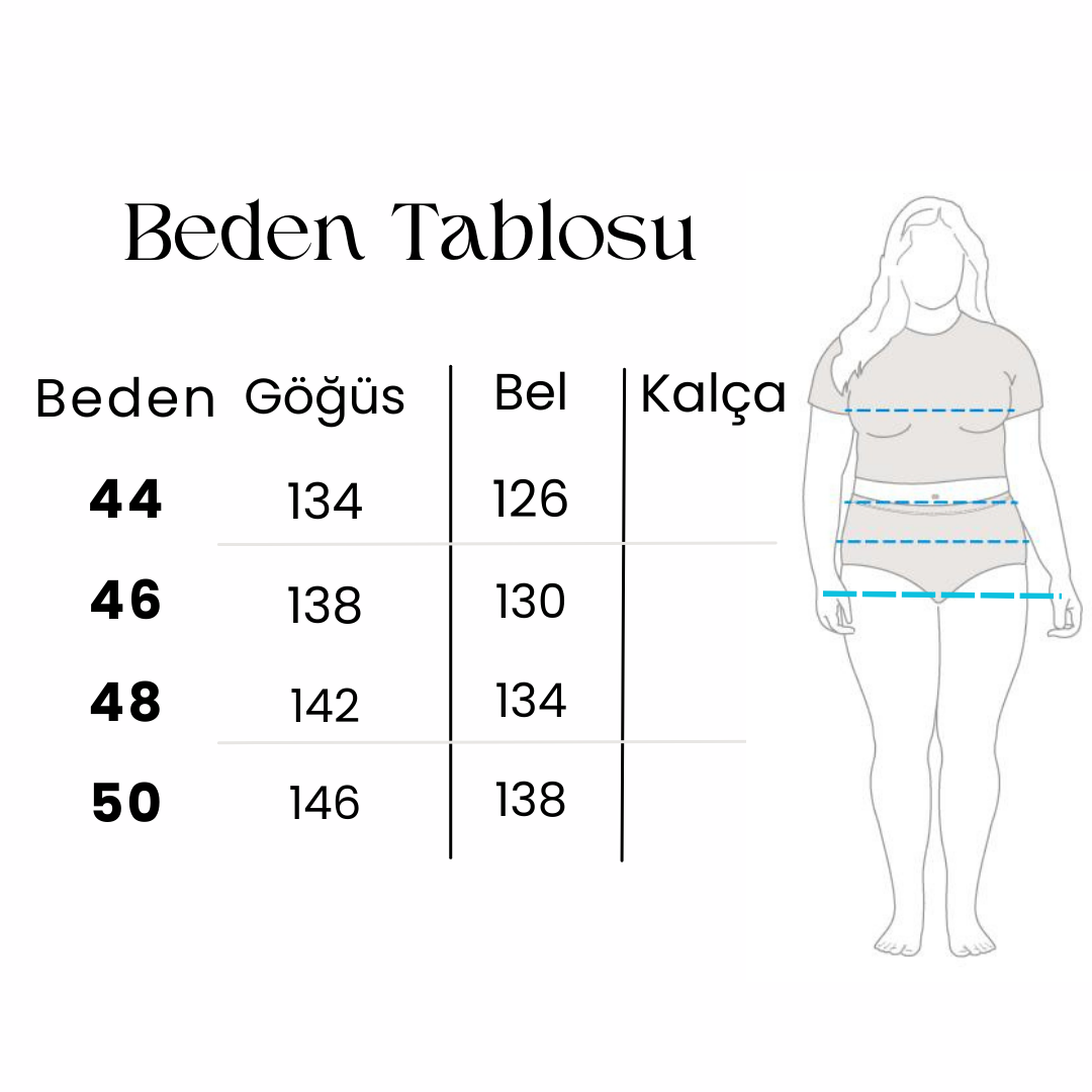 Beyaz Kolları Fırfırlı Büyük Beden Kadın Bluz